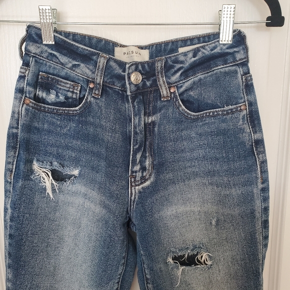 PacSun Mom Jean sz 23 Distressed - Picture 2 of 6
